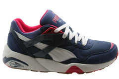 Puma R698 Basic Sport Womens Navy/White Trainers