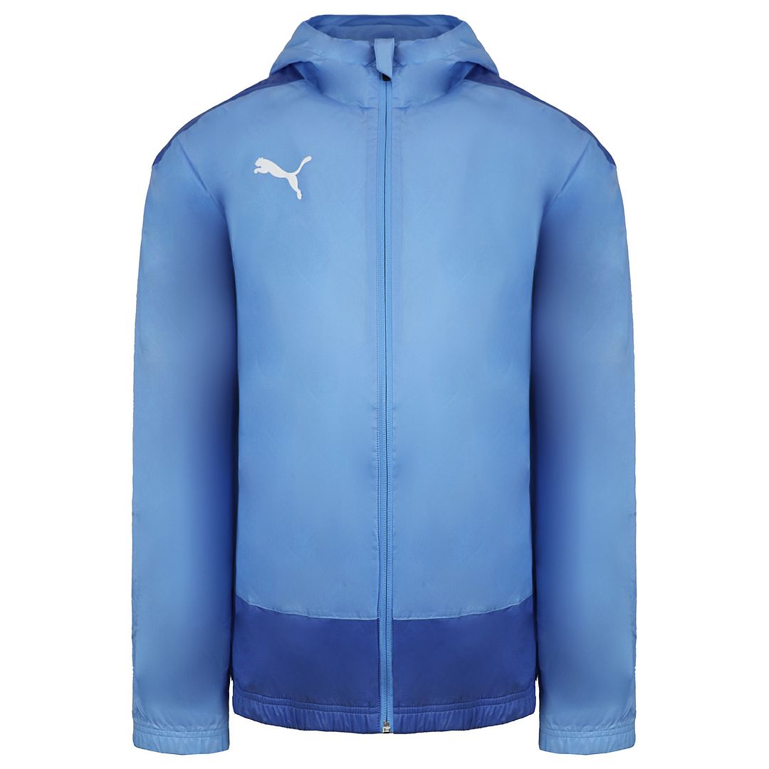 Puma Goal Mens Blue Rain Jacket