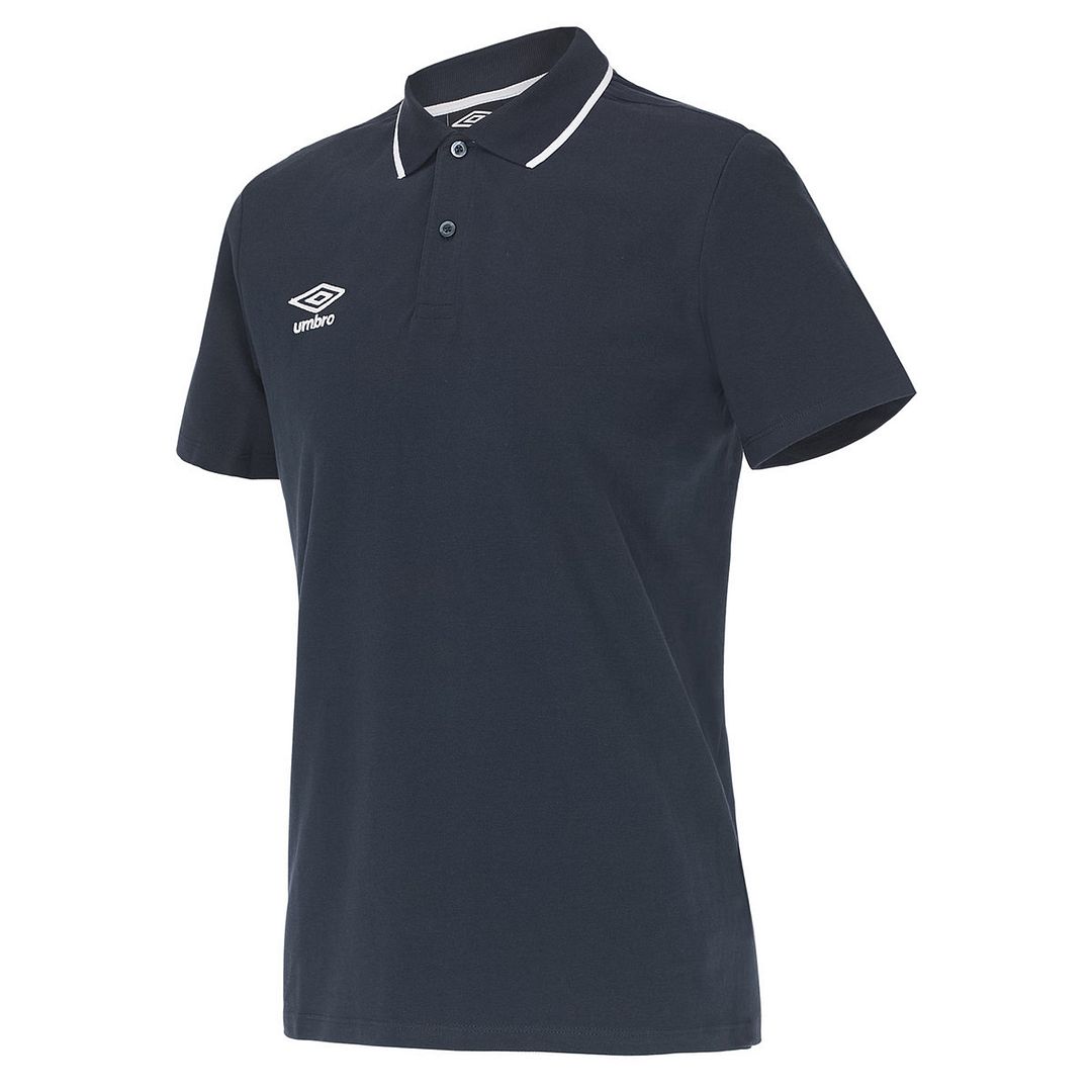 Umbro Logo Mens Navy Polo Shirt