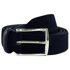 Eden Park Paris Suede Mens Navy Belt