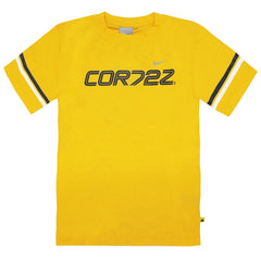 Nike Boys Cortez T-Shirt Graphic Yellow Top 692652 703