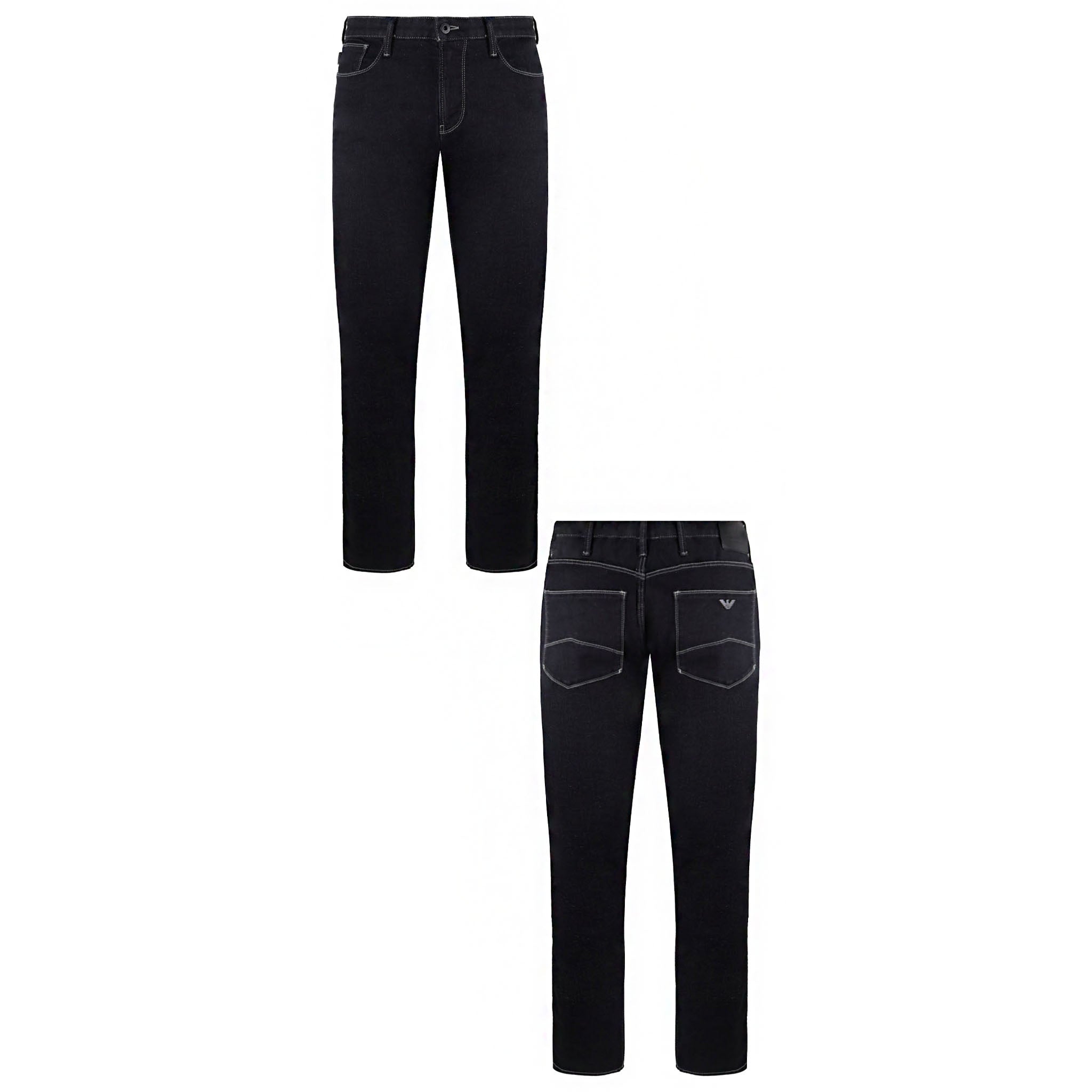 Armani Jeans Slim Fit Mens Black Jeans