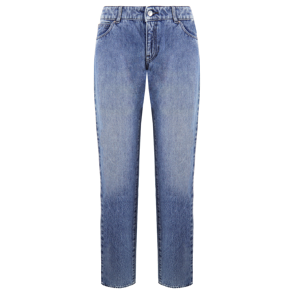 Emporio Armani Slim Fit Mens Washed Jeans