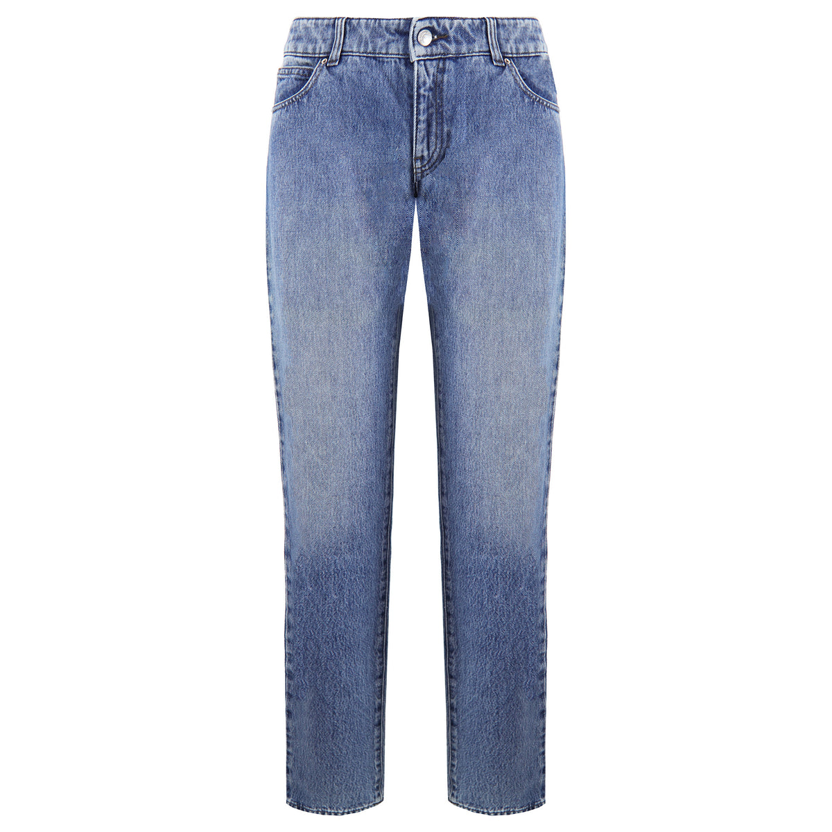 Emporio Armani Slim Fit Mens Washed Jeans