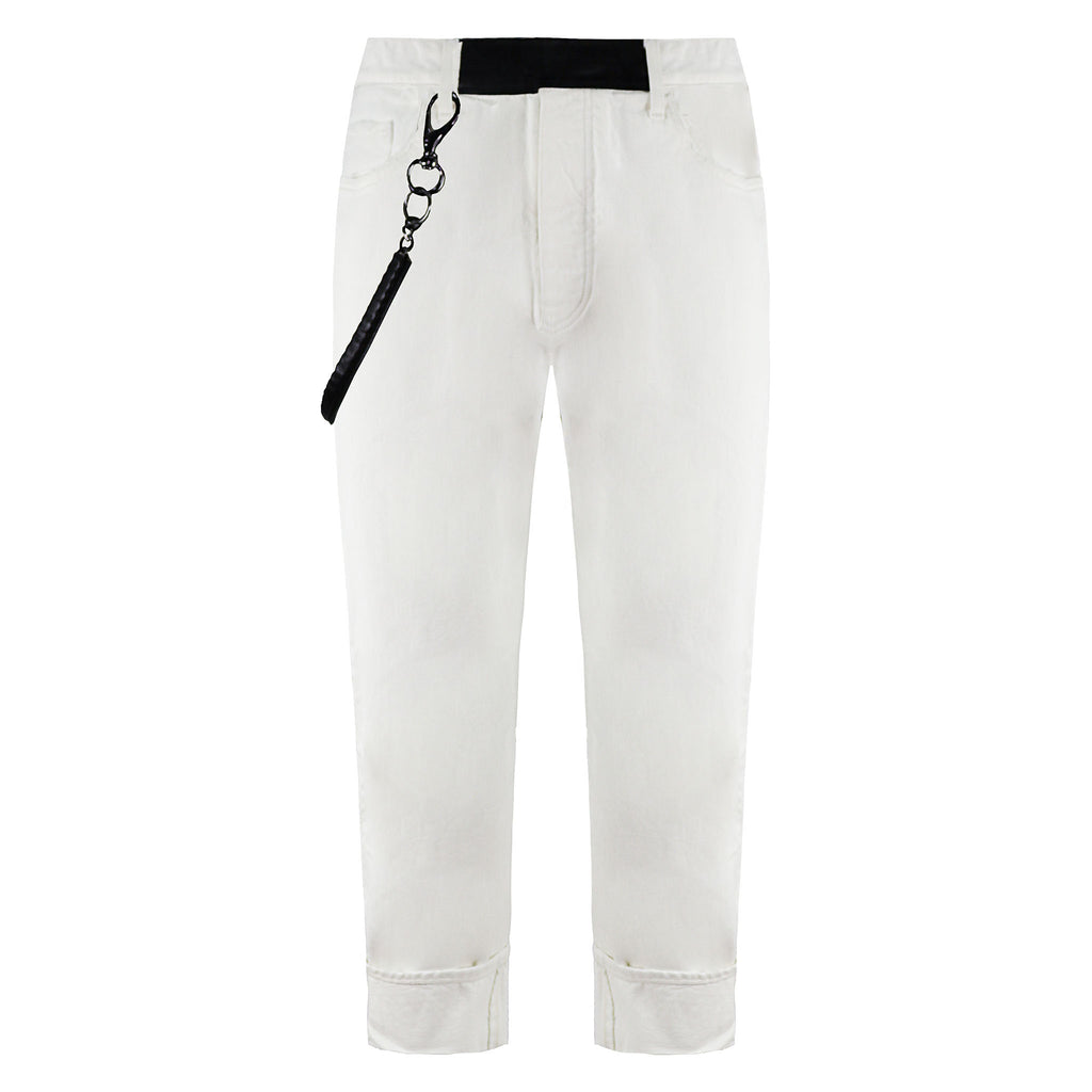 Armani Jeans J06 Slim Fit Mens White 3/4 Trousers