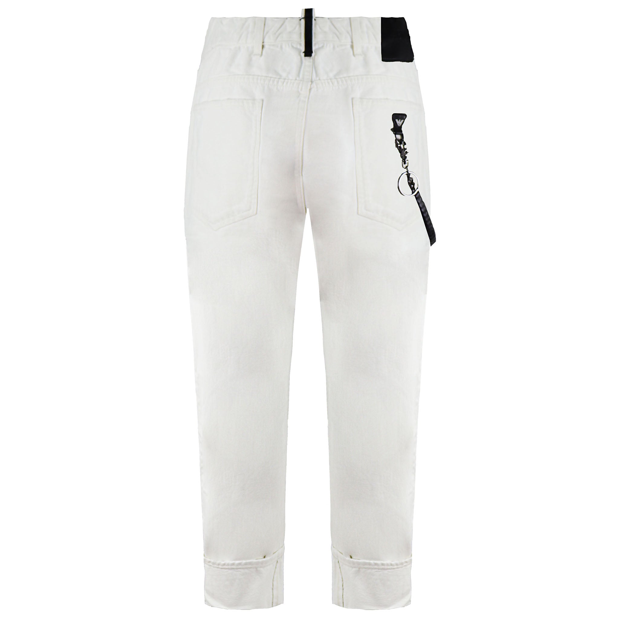 Armani Jeans J06 Slim Fit Mens White 3/4 Trousers