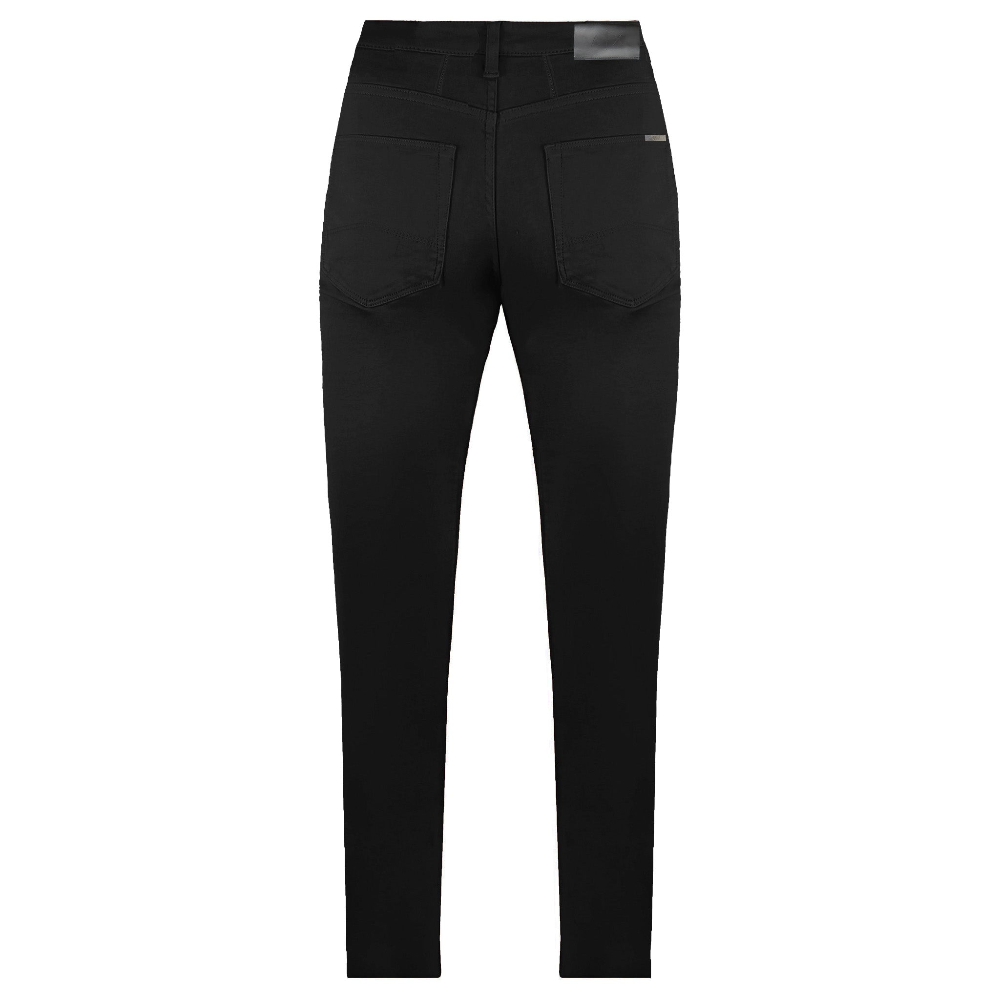 Armani Exchange Slim Fit Mens Black Chinos