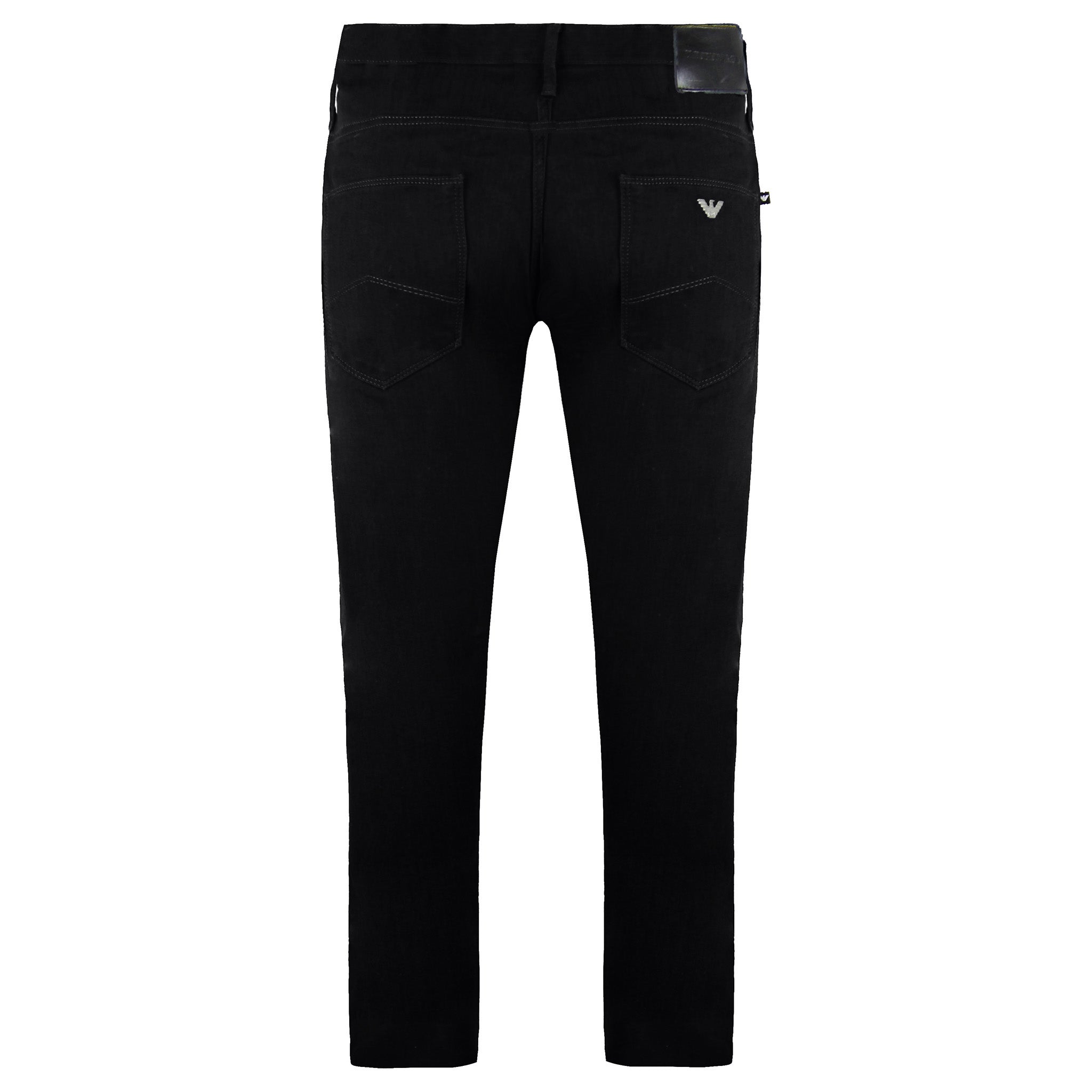 Emporio Armani J85 Regular Fit Mens Black Jeans