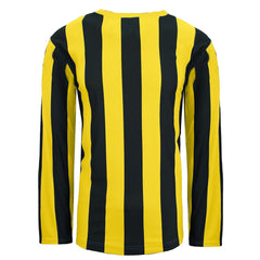 Puma V05.06 Crew Neck Black Yellow Striped Juniors Shirt