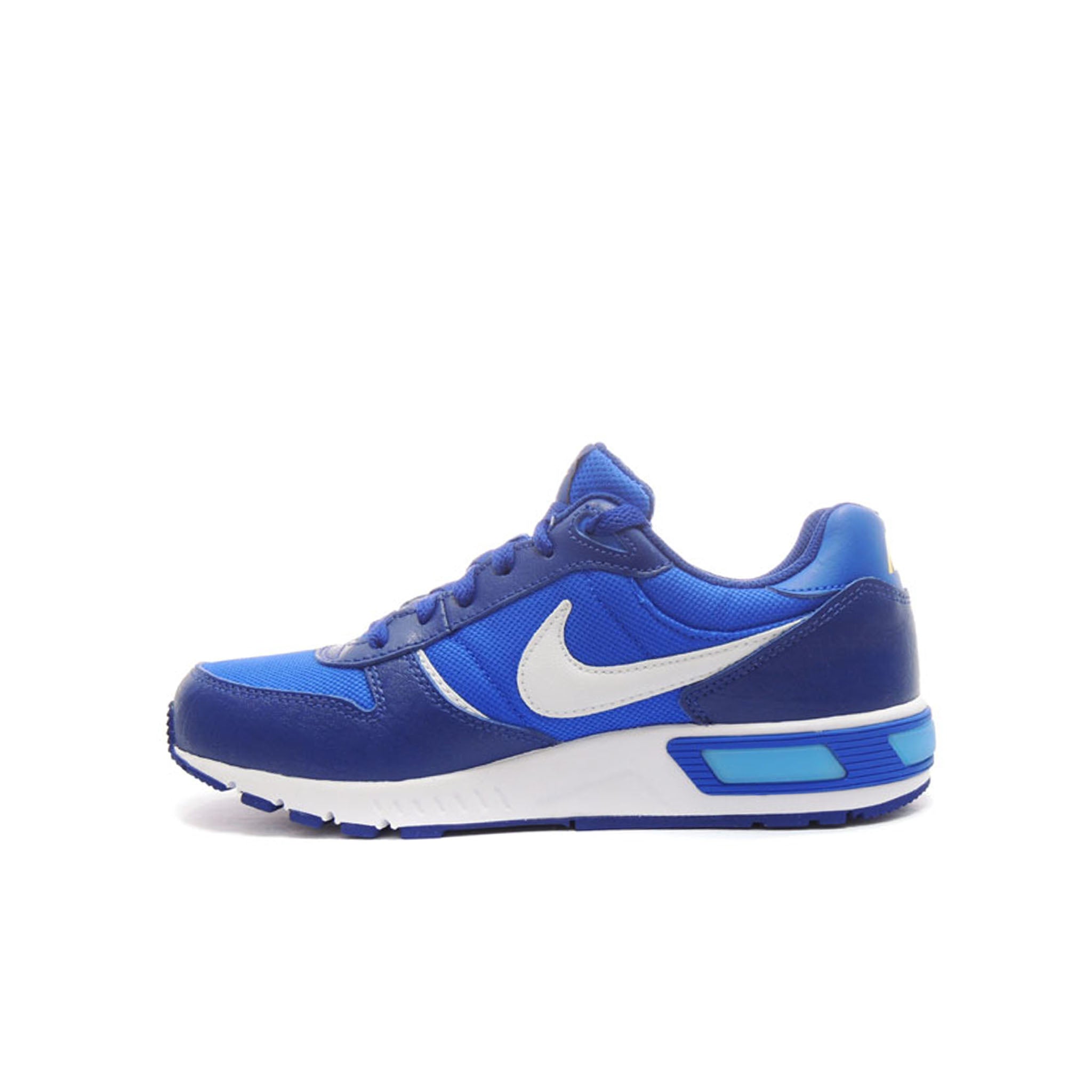 Nike Nightgazer (GS) Lace Up Blue Synthetic Kids Trainers 705477 401