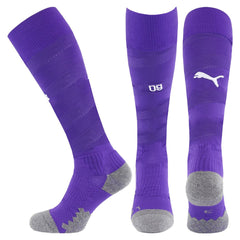 Puma Team BVB 09 Borussia Dortmund Mens Purple Spiral Socks