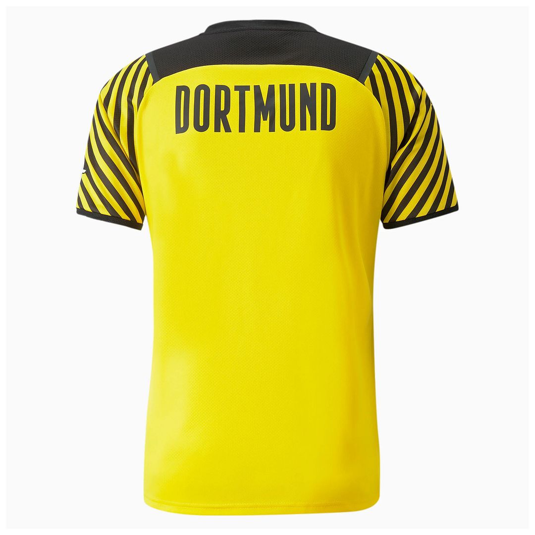 Puma BVB Home Replica Mens Yellow Football Shirt