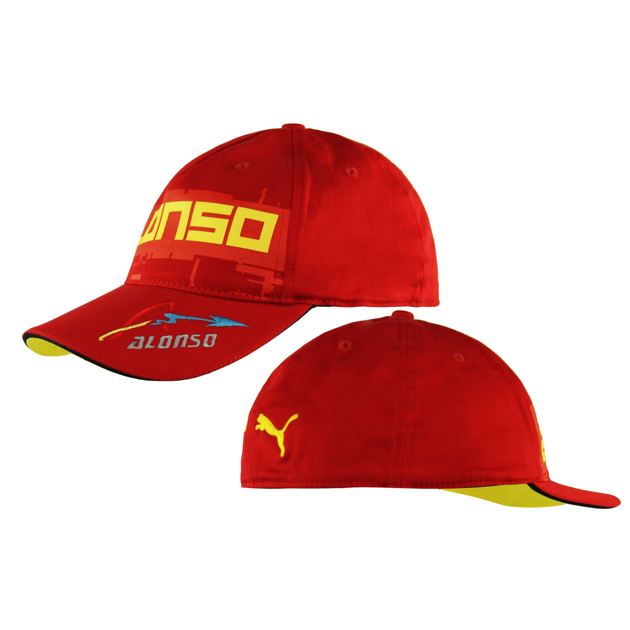 Puma Fernando Alonso Ferrari Mens Red/Yellow Cap