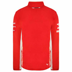 Puma Scuderia Ferrari Team Long Sleeve Zip Up Red Mens Softshell Jacket 762366 01