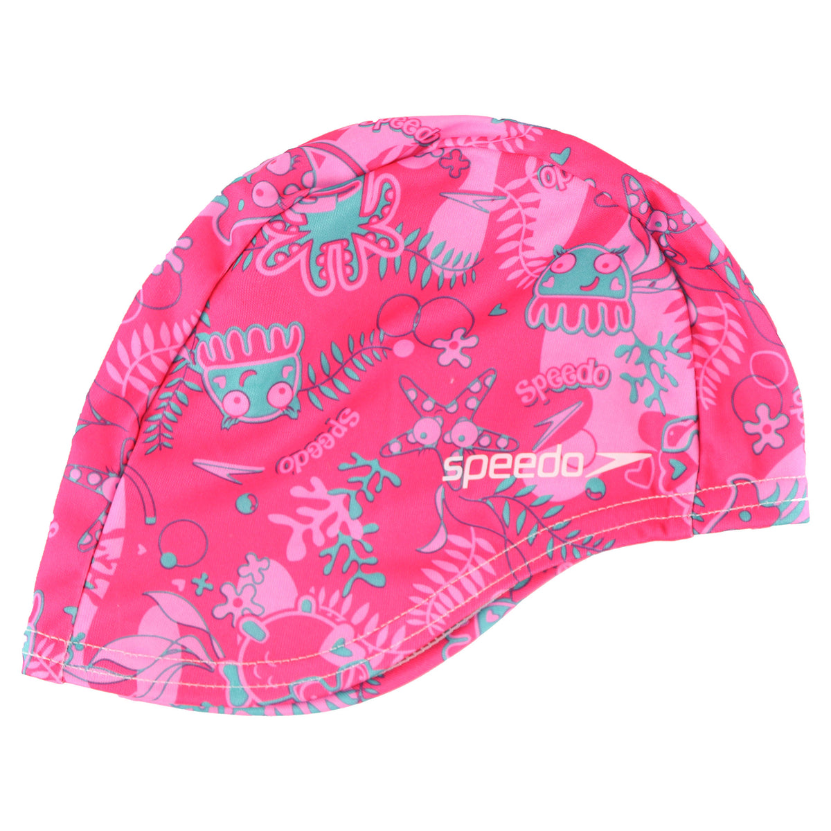 Speedo Sea Squad Pink Junior Polyester Swim Cap