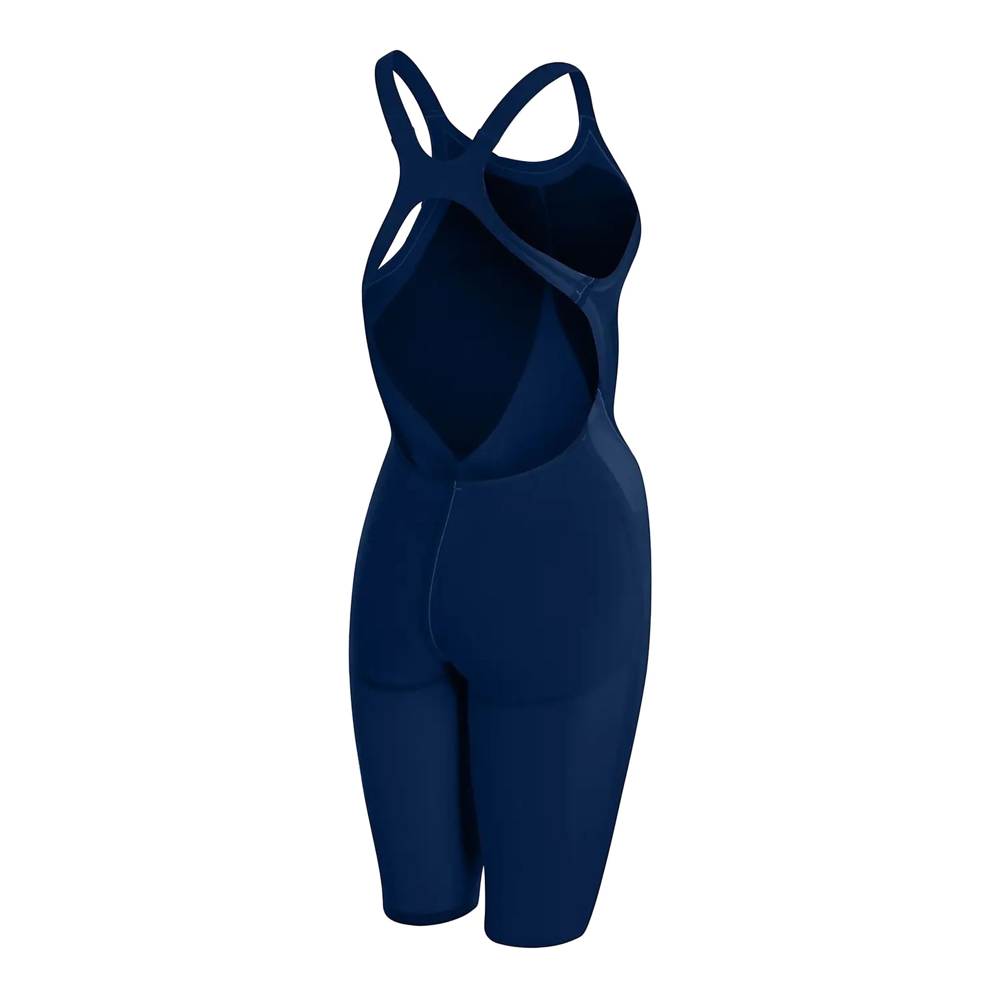 Speedo Fastskin LZR Racer X Openback Kneeskin Navy Womens Swimsuit