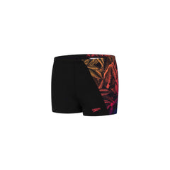 Speedo JungleLizzard Digital Placement Kids Black Swimming Trunks