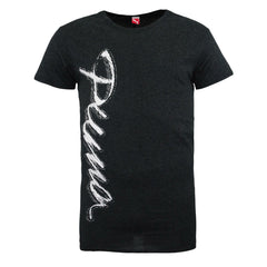 Puma Womens Oversize Charcoal T-Shirt
