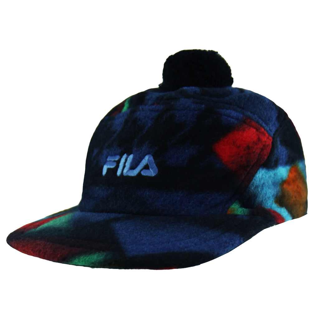 Fila Fleece Pom Pom Womens Navy Hat