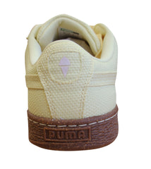 Puma Basket Ripstop Mens Yellow Trainers