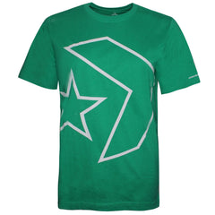 Converse Outlined Star Chevron Kids Green T-Shirt