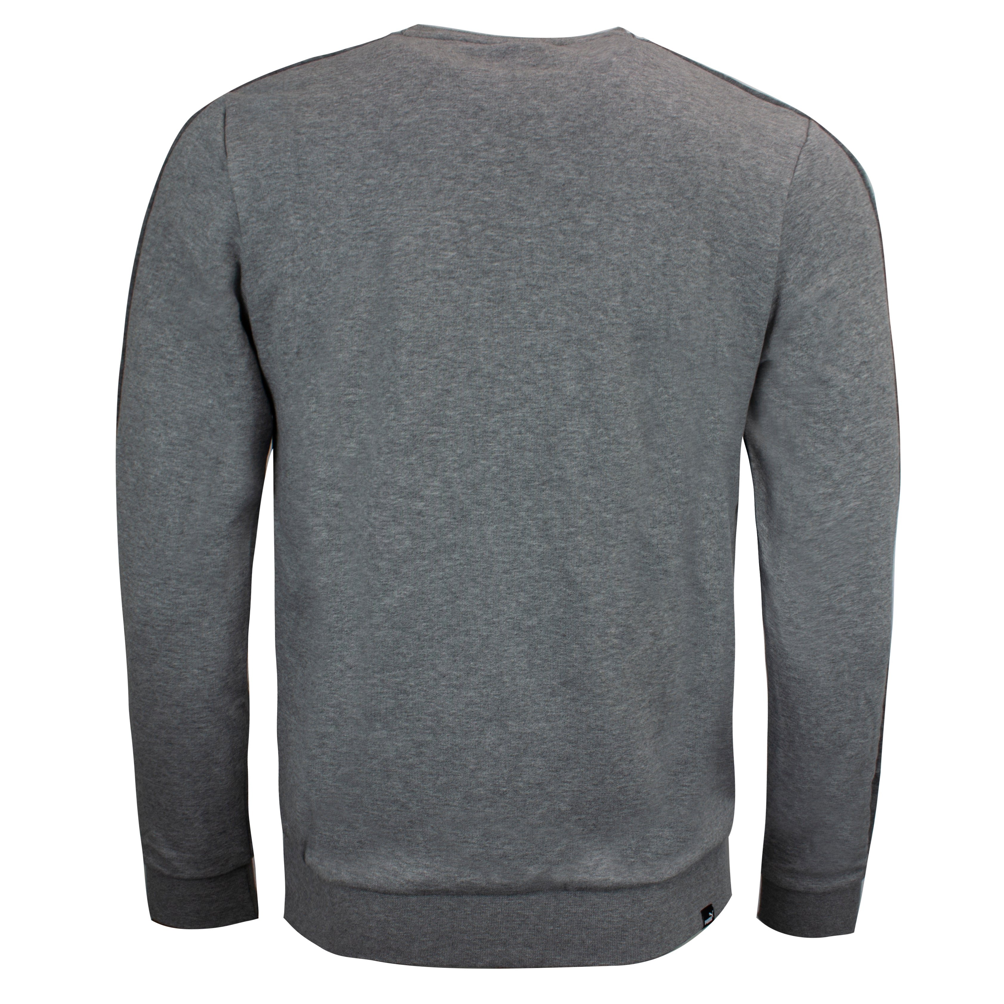 Puma Logo Mens Grey Velvet Sweater