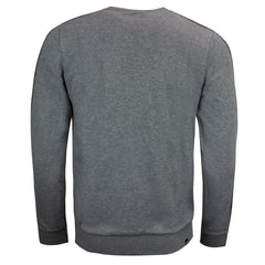 Puma Logo Mens Grey Velvet Sweater