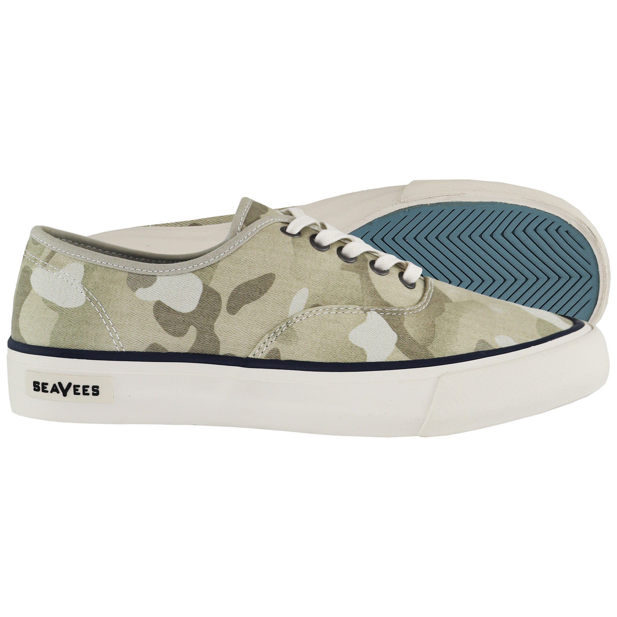 SeaVees Legend Camoflauge Beige Mens Plimsolls