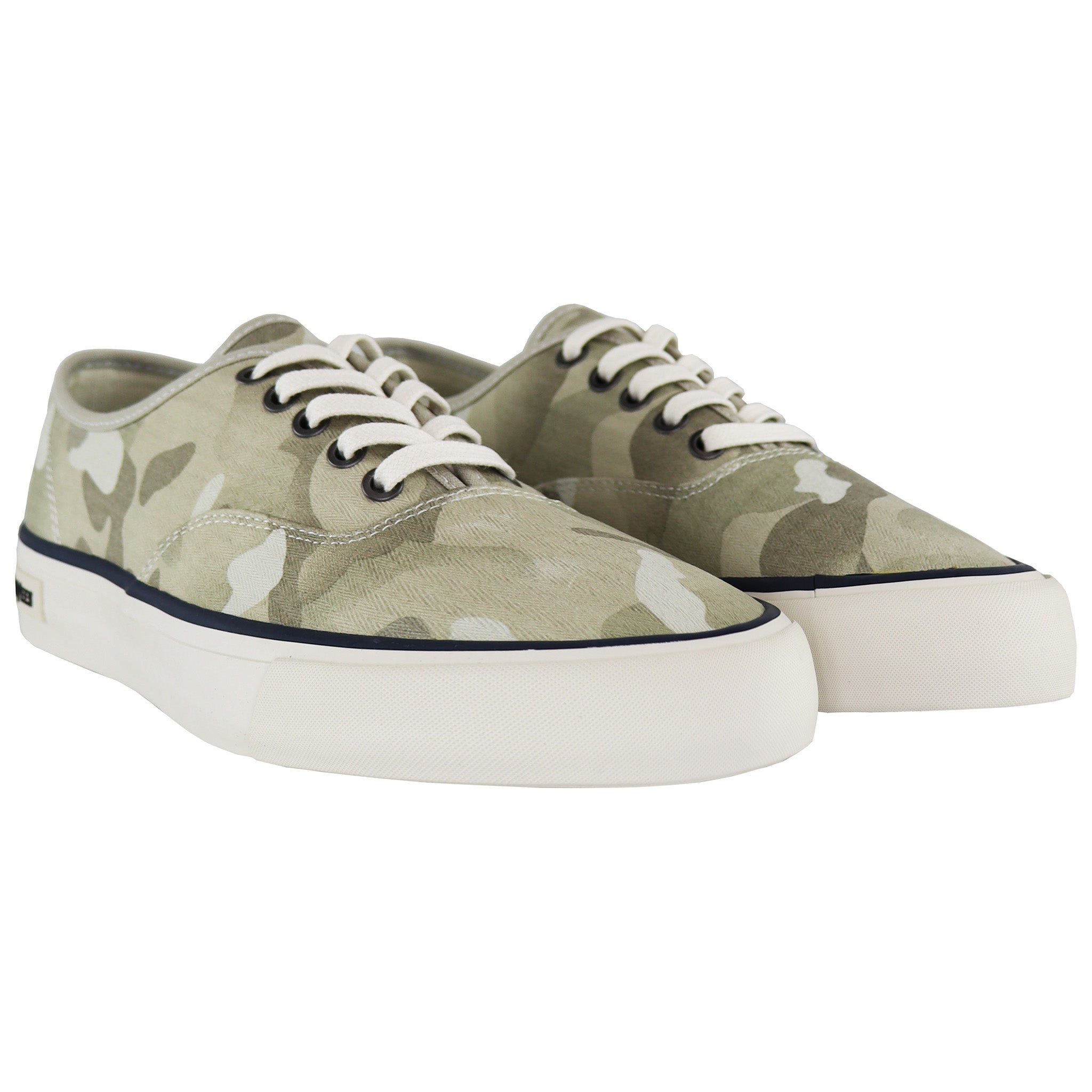 SeaVees Legend Camoflauge Beige Mens Plimsolls