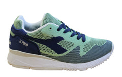 Diadora V7000 Weave Mens Green Trainers