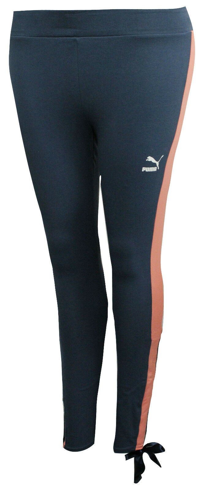 Puma Archive No.1 Logo Womens Bow Leggings Pant Sargasso Sea 850235 50 A11B