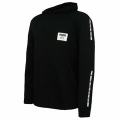 Puma Taped Mens Black Hoodie