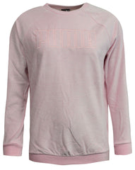 Puma Velour Womens Pink Velvet Jumper