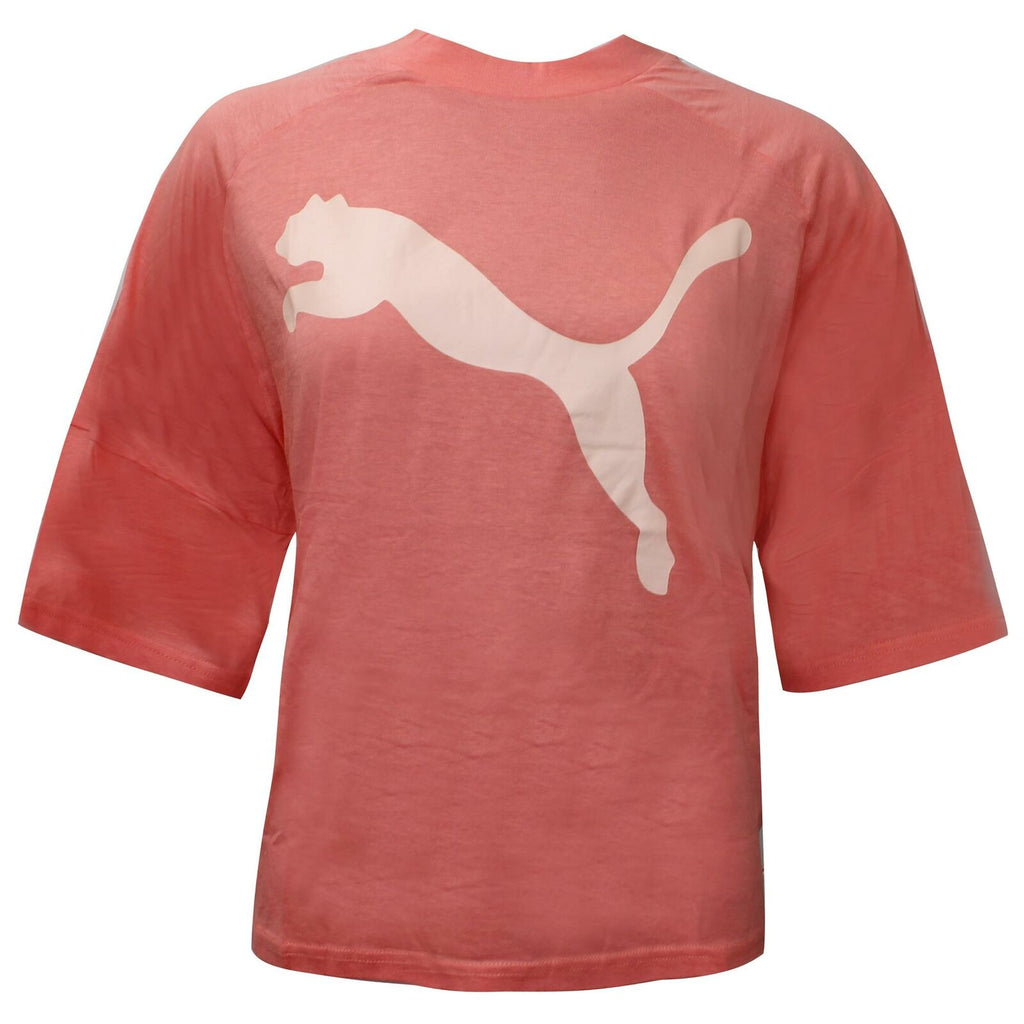 Puma Fusion Womens Pink Crop Top