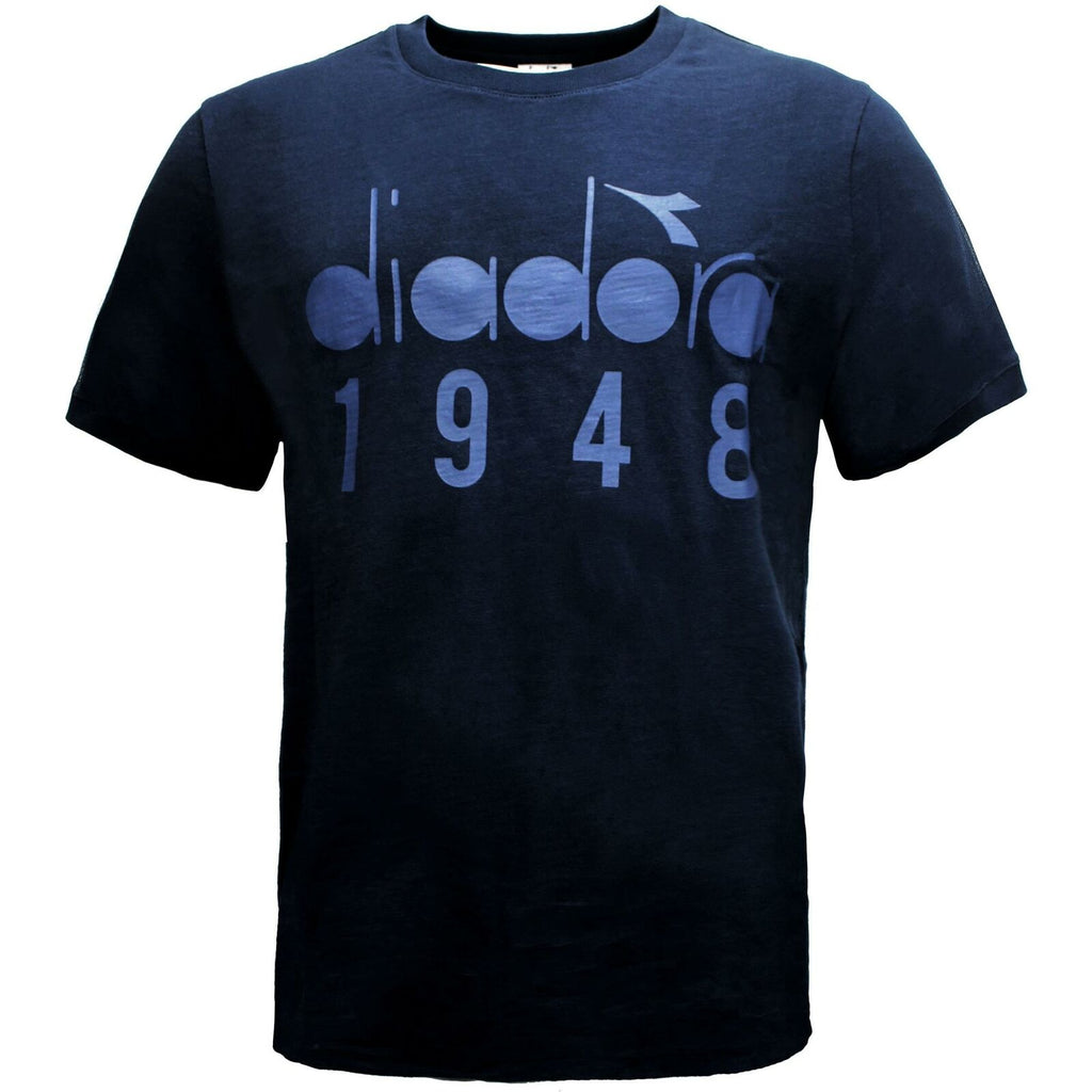 Diadora Dribble Mens Navy T-Shirt