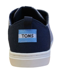 Toms Lenny Chambray Navy Trainers - Kids