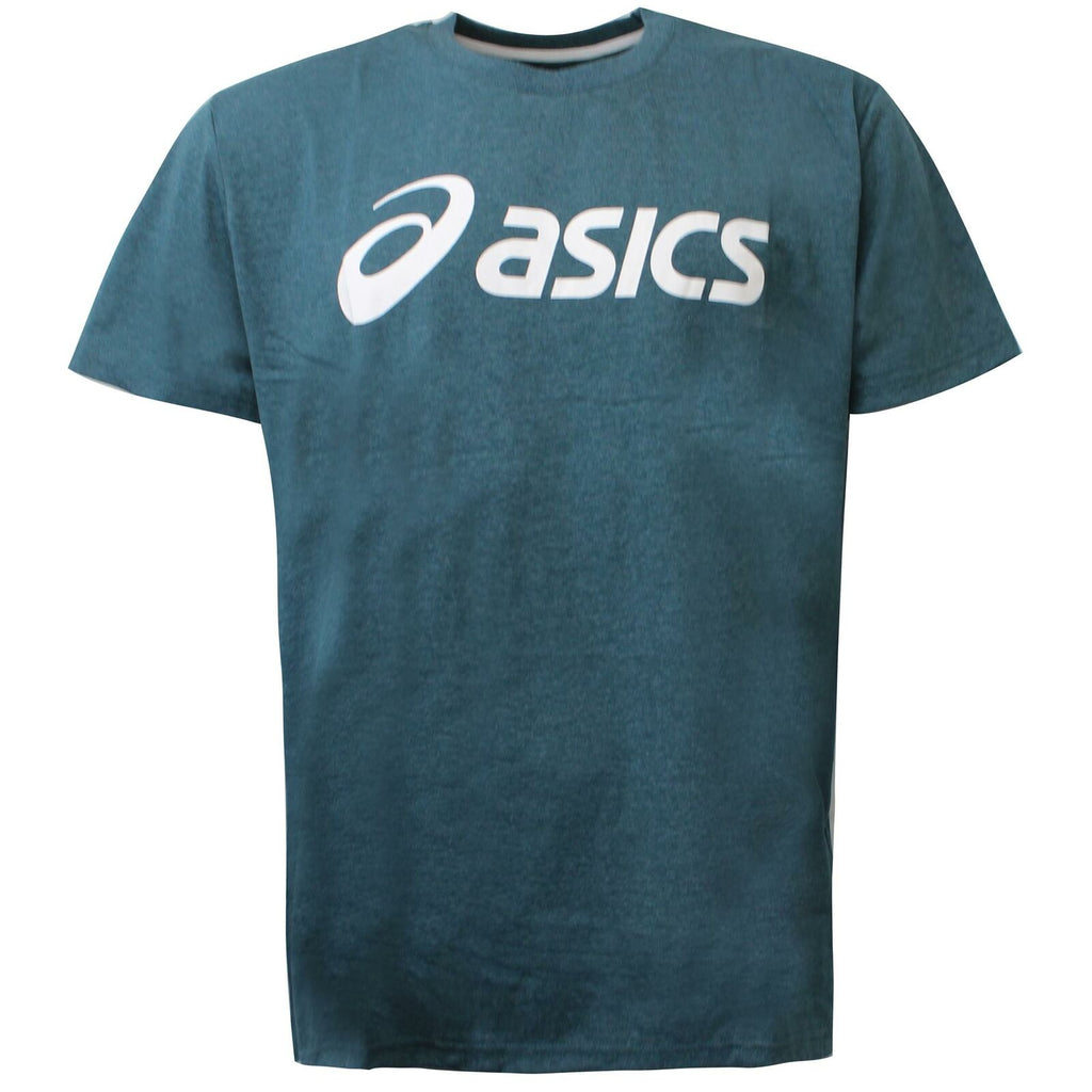 Asics Logo Mens Teal T-Shirt