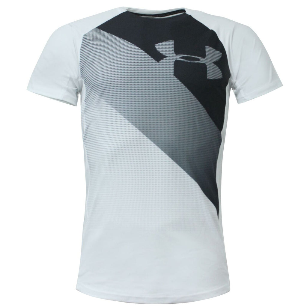 Under Armour Microthread Vanish T-Shirt White - Mens