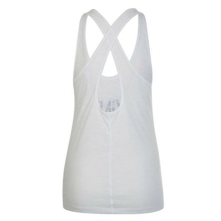 Puma Womens Training Essential Tank Top Gym Running Vest White 515277 08