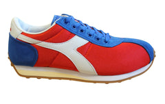 Diadora Sirio Mens Red/Blue Trainers