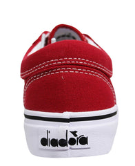 Diadora Ollie Cranberry Mens Red Plimsolls