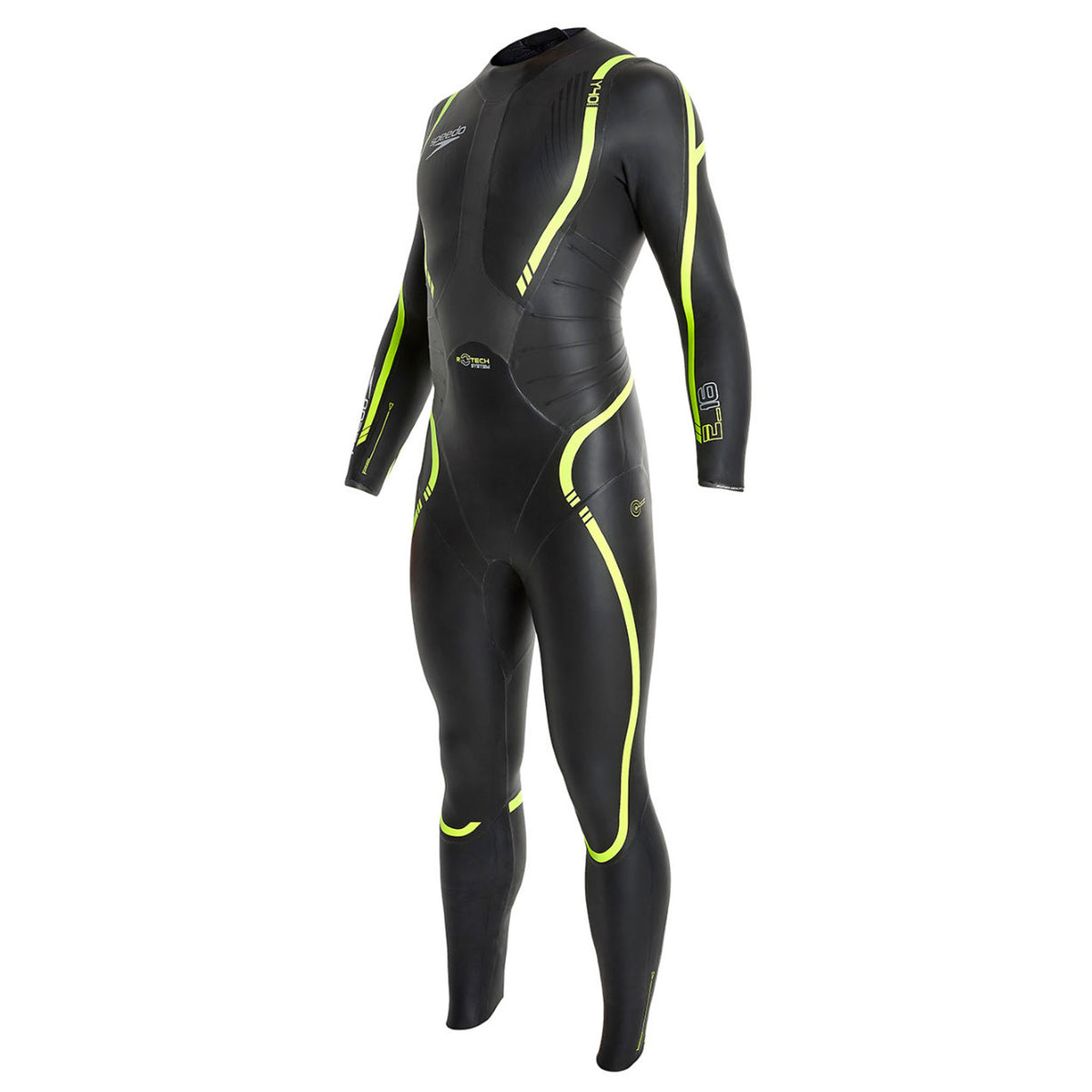 Speedo Triathlon Elite E16 Fullsuit Black/Yellow Mens Wetsuit 8 10459A599