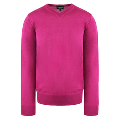 Emporio Armani Plain Mens Plum Sweater