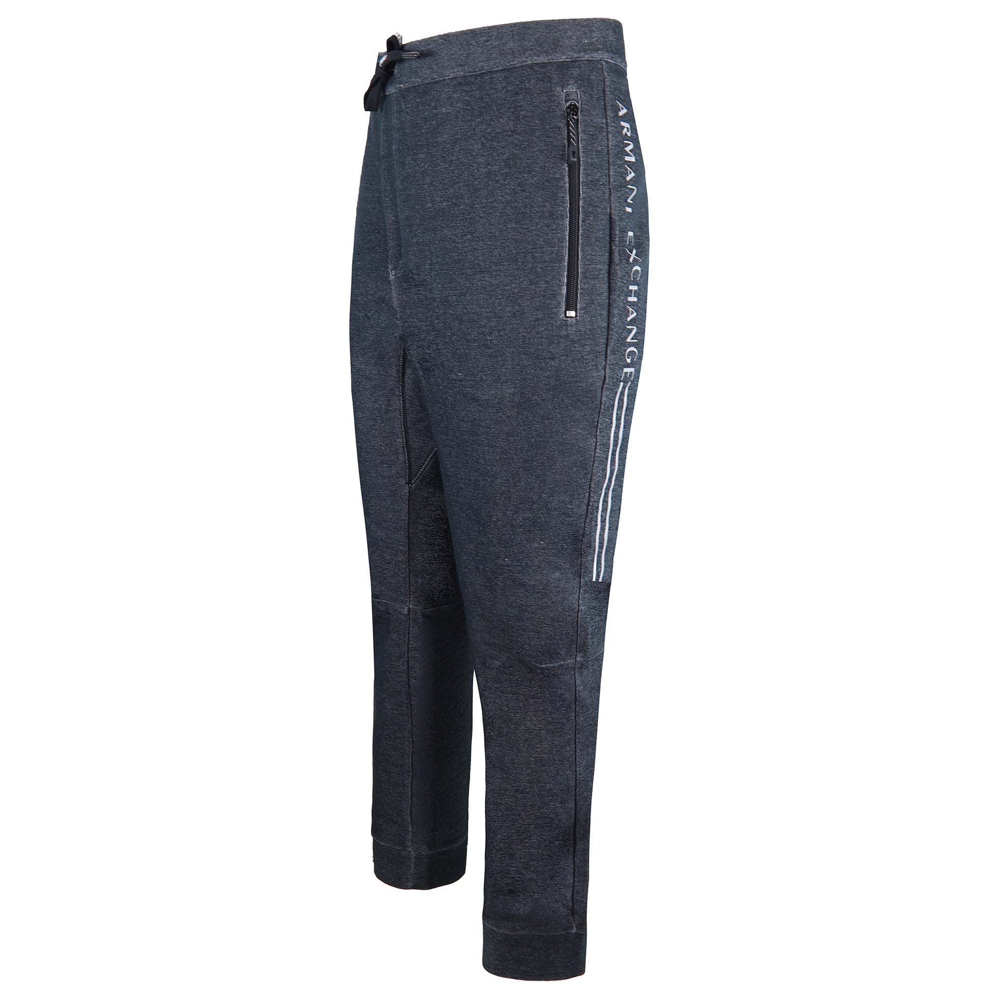 Armani Exchange Mens Black Track Pants