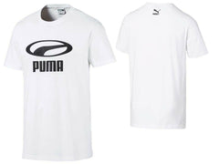 Puma XTG Graphic White Short Sleeve Tee T-Shirt Top - Mens