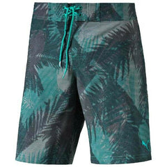 Puma Graphic Mens Green Swim Shorts