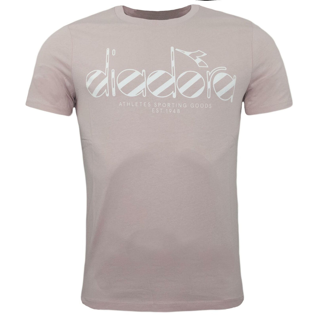 Diadora Mens Pink Smoke T-Shirt