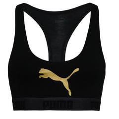 Puma Racerback Womens Black Sports Bra