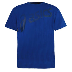 Asics Logo Sports Essentials T-Shirt Blue - Mens