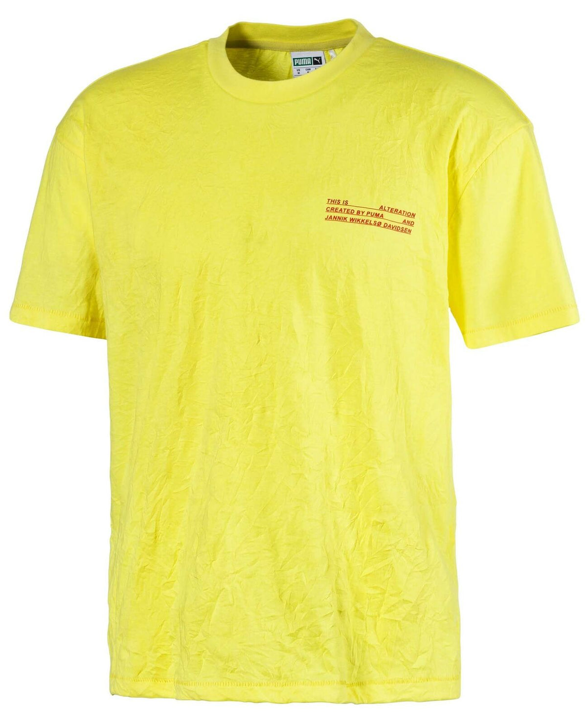 Puma Alteration Mens Yellow T-Shirt